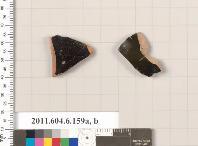 Terracotta fragments of open shapes