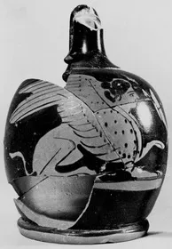 LEKYTHOS, SQUAT, FRAGMENT (ATHENIAN, RED-FIGURE)