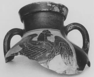 AMPHORA, BELLY, FRAGMENT (ATHENIAN, BLACK-FIGURE)