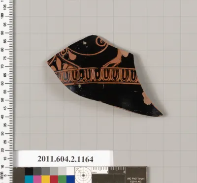 Terracotta fragment of a skyphos (deep drinking cup)?