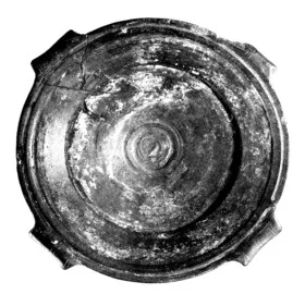 PLATE (ETRUSCAN, BUCCHERO)