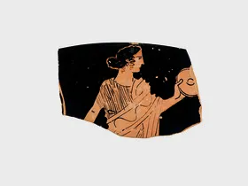 CUP, FRAGMENT (ATHENIAN, RED-FIGURE)