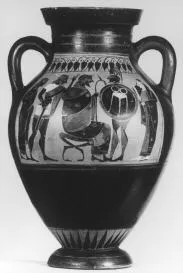 AMPHORA, BELLY, TYPE B (ATHENIAN, BLACK-FIGURE)