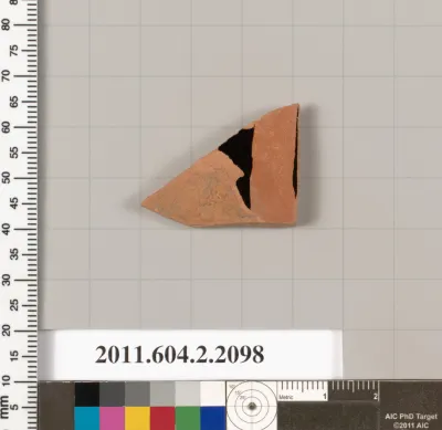 Terracotta fragment of a skyphos (deep drinking cup)?