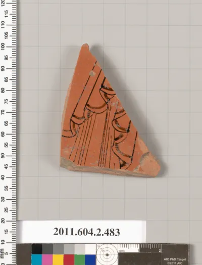 Terracotta fragment of a column-krater (bowl for mixing wine and water)