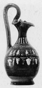 OINOCHOE (SOUTH ITALIAN, GNATHIAN, BLACK GLAZE)