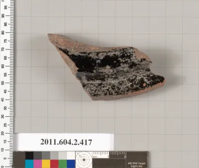 Terracotta fragment of a column-krater (bowl for mixing wine and water)