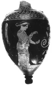 AMPHORA, NECK (ATHENIAN, RED-FIGURE)