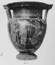 KRATER, COLUMN (ATHENIAN, RED-FIGURE)