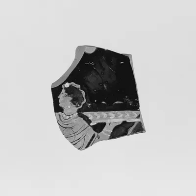 Apulian Red-Figure Oinochoe Fragment