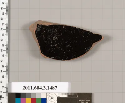 Terracotta fragment of a skyphos (deep drinking cup)