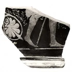 SKYPHOS, FRAGMENT (ATHENIAN, RED-FIGURE)