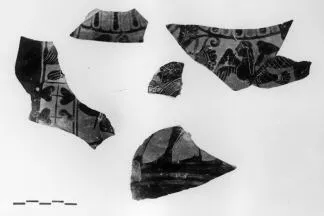HYDRIA, FRAGMENTS (ATHENIAN, BLACK-FIGURE)