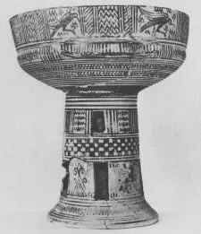CUP (ATHENIAN GEOMETRIC, SILHOUETTE)