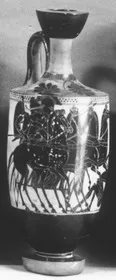 LEKYTHOS (ATHENIAN, BLACK-FIGURE)