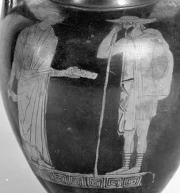 AMPHORA, NECK (ATHENIAN, RED-FIGURE)