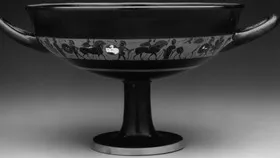 CUP, LITTLE MASTER BAND (ATHENIAN, BLACK-FIGURE)