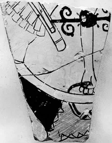 KRATER, VOLUTE, FRAGMENTS (ATHENIAN, RED-FIGURE)