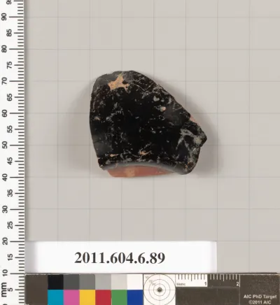 Terracotta fragment of a pyxis (box)?