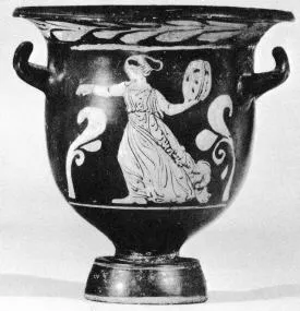 KRATER, BELL (SOUTH ITALIAN, APULIAN, RED-FIGURE)