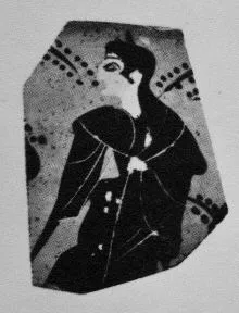 SKYPHOS, FRAGMENT (ATHENIAN, BLACK-FIGURE)