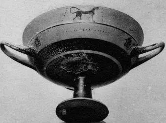 CUP, LITTLE MASTER LIP (ATHENIAN, BLACK-FIGURE)