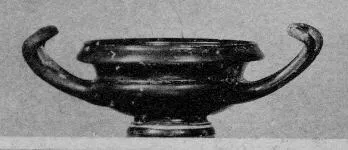 CUP (ATHENIAN, BLACK GLAZE)