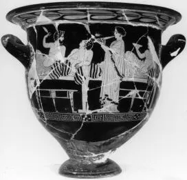 KRATER, BELL (ATHENIAN, RED-FIGURE)