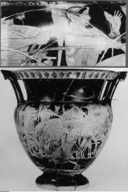 KRATER, COLUMN (ATHENIAN, RED-FIGURE)