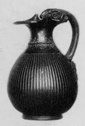 OINOCHOE (SOUTH ITALIAN, GNATHIAN, BLACK GLAZE)