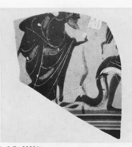 SKYPHOS, FRAGMENT (ATHENIAN, BLACK-FIGURE)