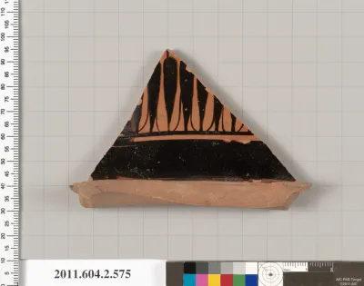 Terracotta fragment of a column-krater (bowl for mixing wine and water)