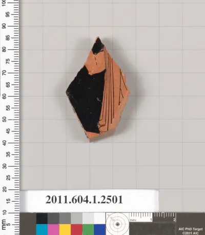 Terracotta fragment of a kylix (drinking cup)