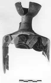 LEKYTHOS, FRAGMENT (ATHENIAN, BLACK-FIGURE)