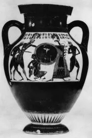 AMPHORA, BELLY, TYPE B (ATHENIAN, BLACK-FIGURE)
