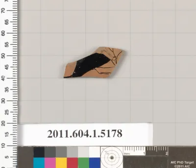 Terracotta fragment of a kylix (drinking cup)