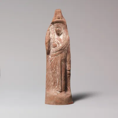Terracotta statuette of Isis or a follower of her cult