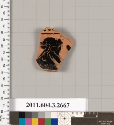 Terracotta fragment of an olpe (jug)