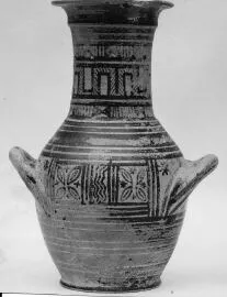 AMPHORA, BELLY-HANDLED (ATHENIAN GEOMETRIC)