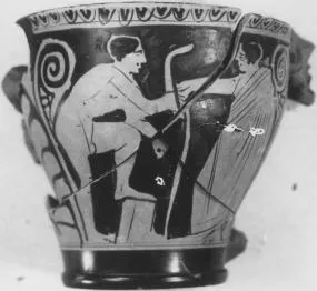 SKYPHOS (ATHENIAN, RED-FIGURE)