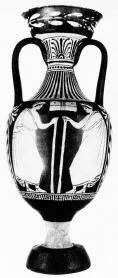 AMPHORA, PANATHENAIC SHAPE (SOUTH ITALIAN, APULIAN, RED-FIGURE)