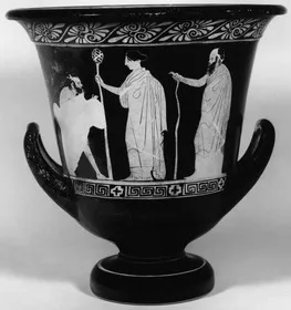 KRATER, CALYX (ATHENIAN, RED-FIGURE)