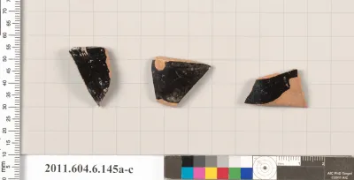 Terracotta fragments of open shapes