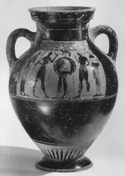 AMPHORA, BELLY, TYPE B (ATHENIAN, BLACK-FIGURE)