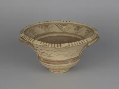 Terracotta kalathos (basket)
