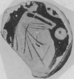 CUP, STEMLESS, FRAGMENT (ATHENIAN, RED-FIGURE)