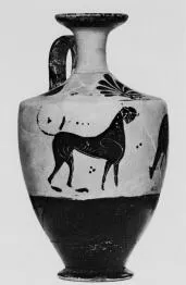 LEKYTHOS (EUBOEAN, BLACK-FIGURE)