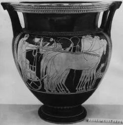 KRATER, COLUMN (ATHENIAN, RED-FIGURE)