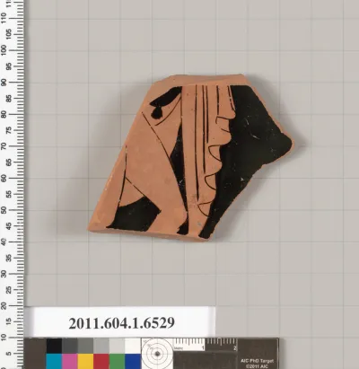 Terracotta fragment of a kylix (drinking cup)