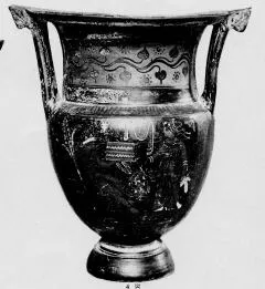 KRATER, COLUMN (SOUTH ITALIAN, APULIAN, RED-FIGURE)
